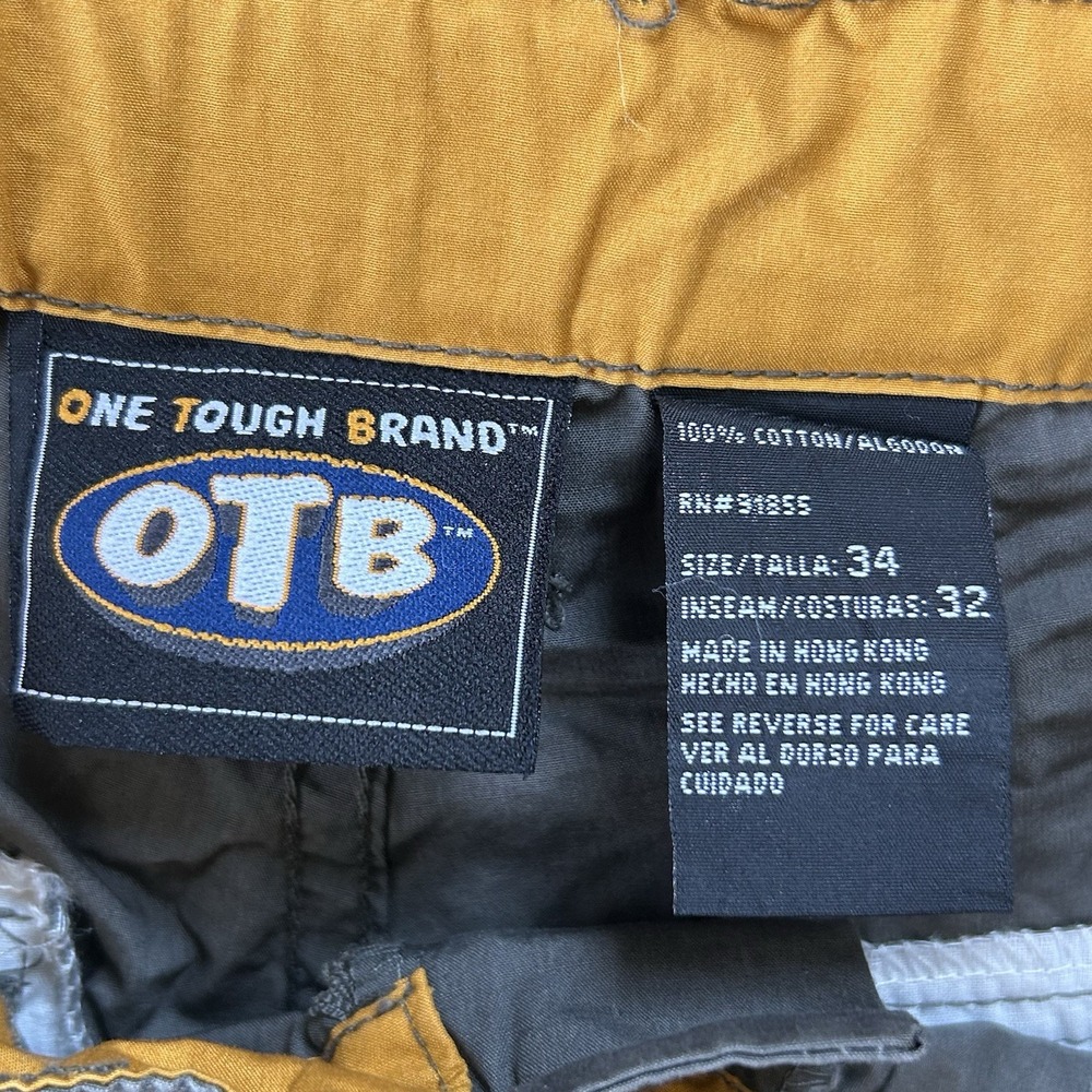 OTB Pant Men‎ 34x32  Convertible Baggy Skater Cargo Rave Parachute Y2K VTG P16 - Picture 3 of 10